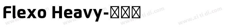 Flexo Heavy字体转换